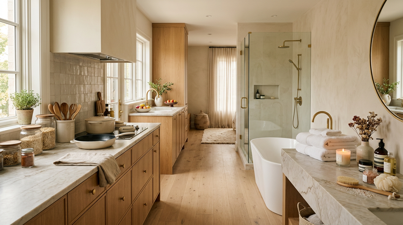 Her Kitchen & Bathroom