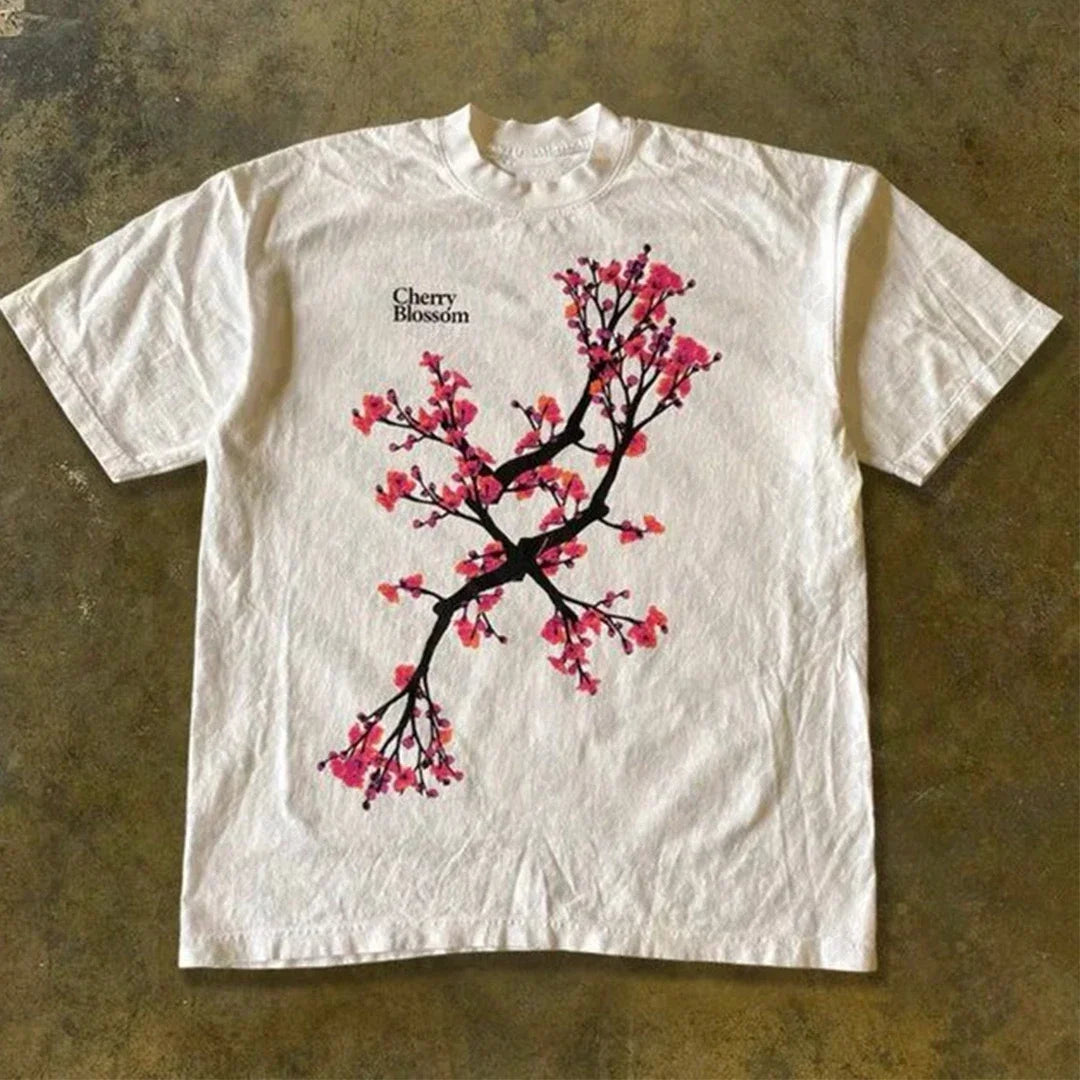 Men Women Fashion T-shirt Streetwear Gothic Harajuku Graphic T-shirts Retro Kawaii Printing Slim Women T-shirts Y2k Style 2000s