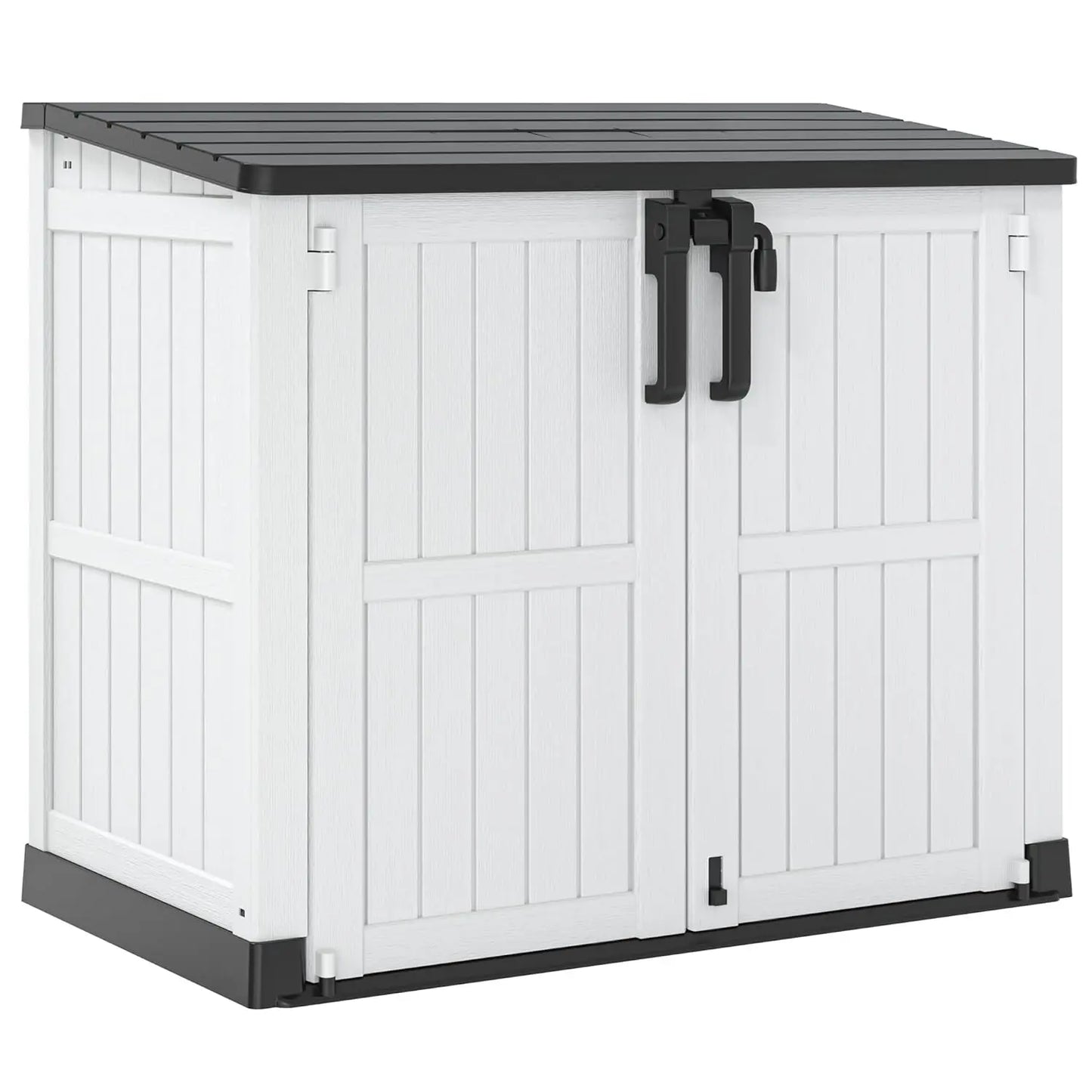 36 Cu Ft Lockable Waterproof Resin Outdoor Storage Cabinet Shed for Backyard Patio, Customized