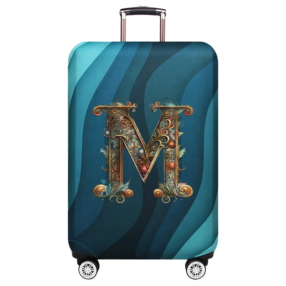 Luggage Covers 18-32inch Protector Travel Luggage Suitcase Protective Cover Stretch Dust Covers Print Graphic Letter Series