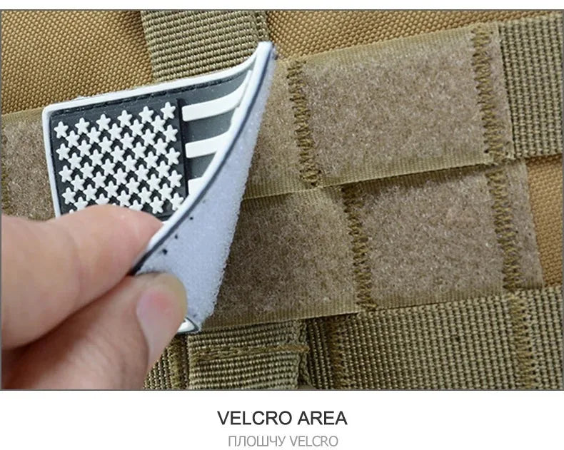 Tactical backpacks and emergency backpacks with modular loading systems, featuring reflective strips, suitable for daily use.
