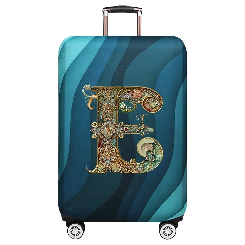 Luggage Covers 18-32inch Protector Travel Luggage Suitcase Protective Cover Stretch Dust Covers Print Graphic Letter Series