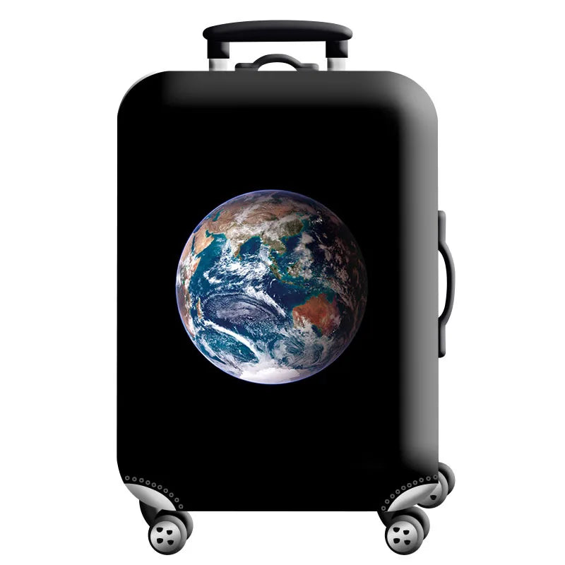 Luggage Cover Stretch Fabric Suitcase Protector Baggage Dust Case Cover Suitable for18-32 Inch Suitcase Case Travel Organizer