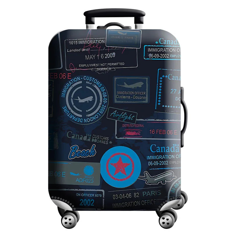 Luggage Cover Stretch Fabric Suitcase Protector Baggage Dust Case Cover Suitable for18-32 Inch Suitcase Case Travel Organizer