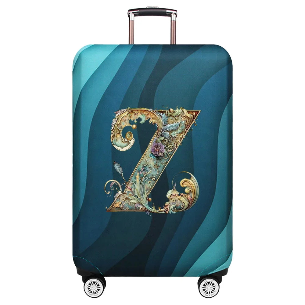 Luggage Covers 18-32inch Protector Travel Luggage Suitcase Protective Cover Stretch Dust Covers Print Graphic Letter Series
