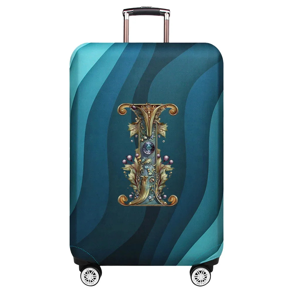 Luggage Covers 18-32inch Protector Travel Luggage Suitcase Protective Cover Stretch Dust Covers Print Graphic Letter Series