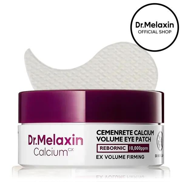 Dr. Melaxin: Calcium Volume Eye Patch 60ea - Anti-aging, Drooping Eyelid, Puffiness | Korean Cosmetics, Firming & Moisture Mask Under Eye