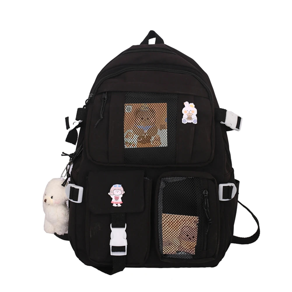 School Backpack Lightweight Rucksack Travel Daypack College Bookbag Large Capacity Student Bookbag with Multi Pockets for Gift