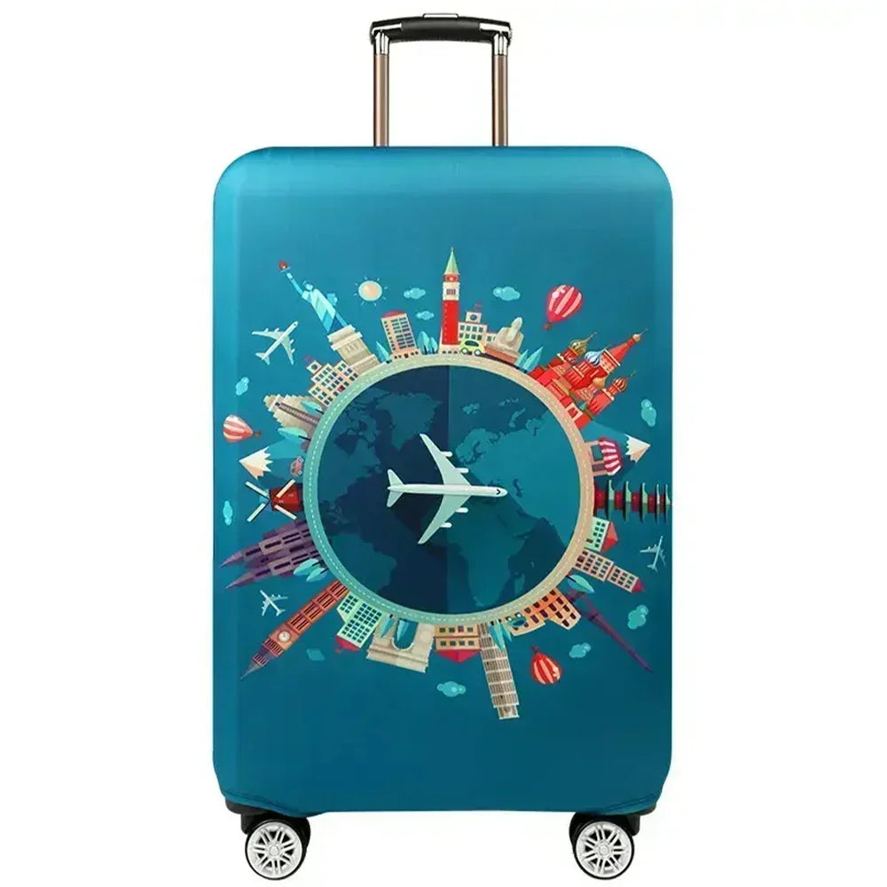 Suitable for 18-32 Inch Luggage Cover Elastic Fabric Luggage Protection Cover Luggage Dust Cover and More
