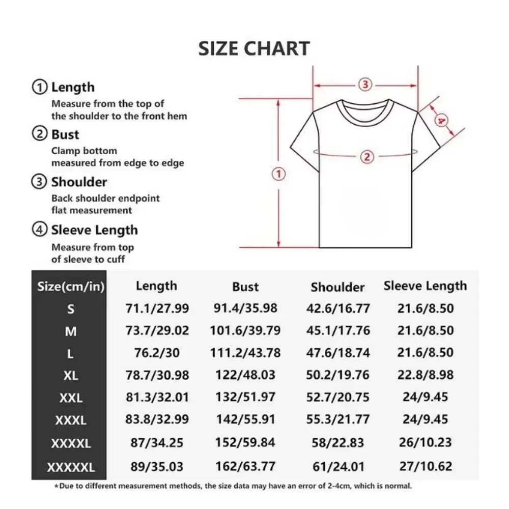 Men Women Fashion T-shirt Streetwear Gothic Harajuku Graphic T-shirts Retro Kawaii Printing Slim Women T-shirts Y2k Style 2000s