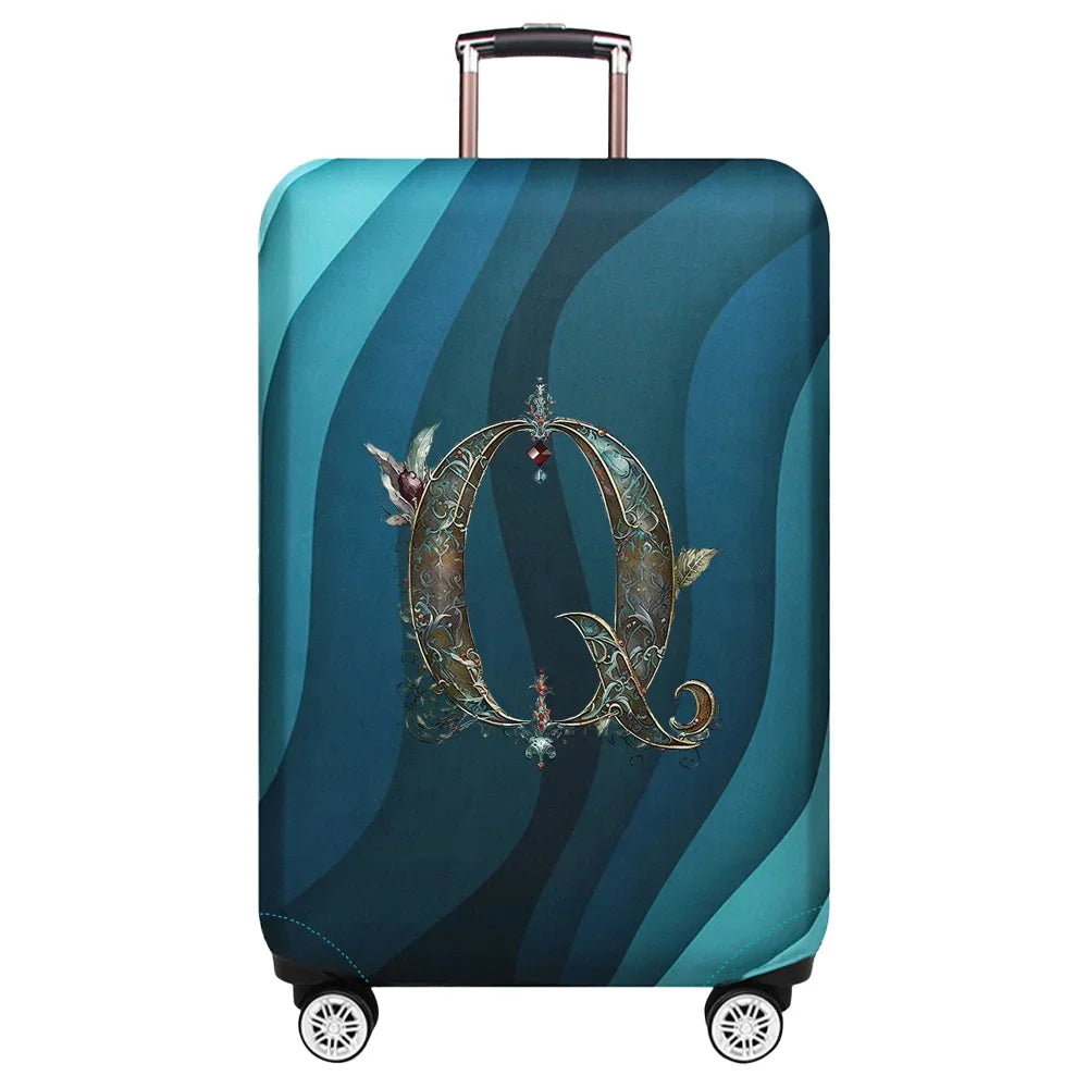 Luggage Covers 18-32inch Protector Travel Luggage Suitcase Protective Cover Stretch Dust Covers Print Graphic Letter Series