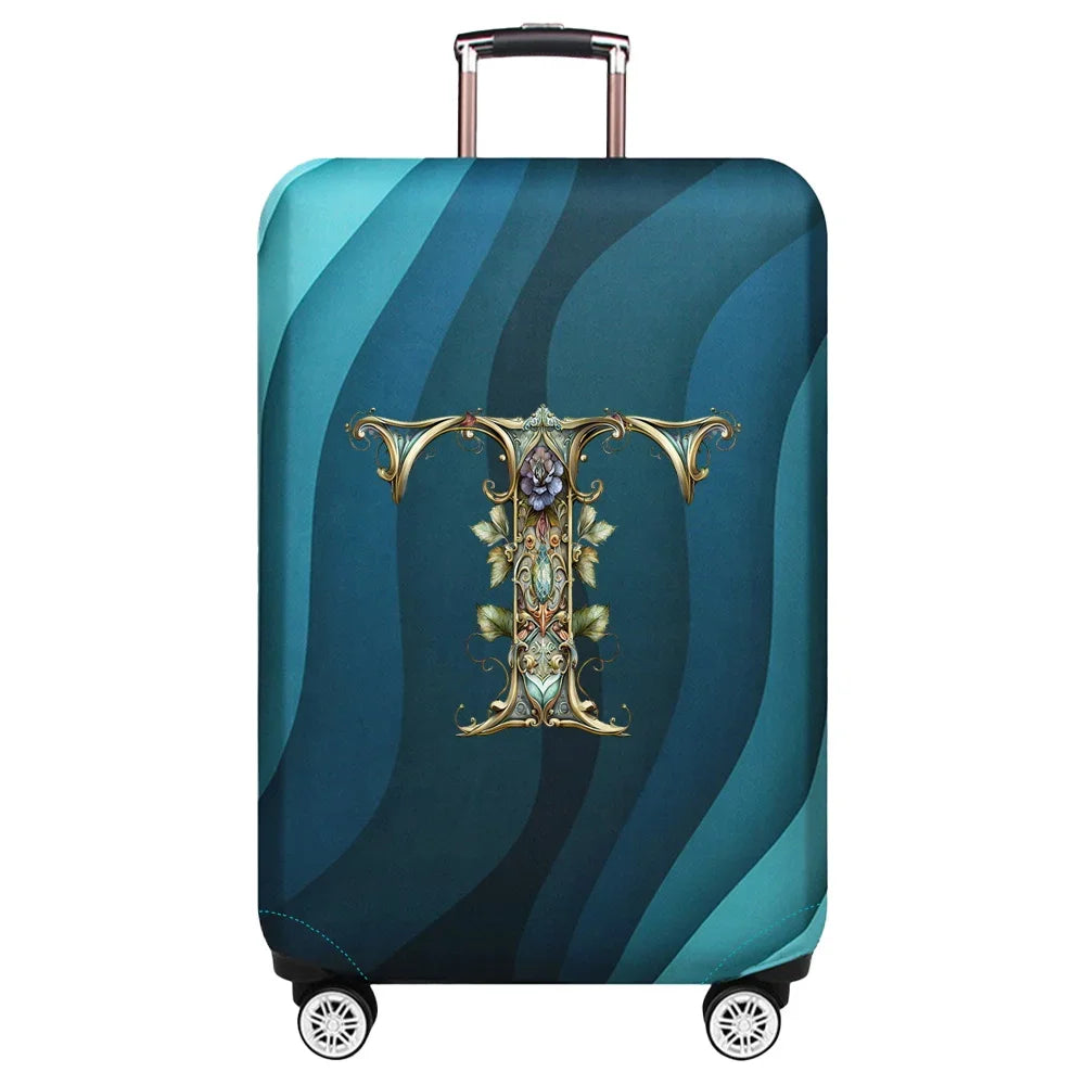 Luggage Covers 18-32inch Protector Travel Luggage Suitcase Protective Cover Stretch Dust Covers Print Graphic Letter Series