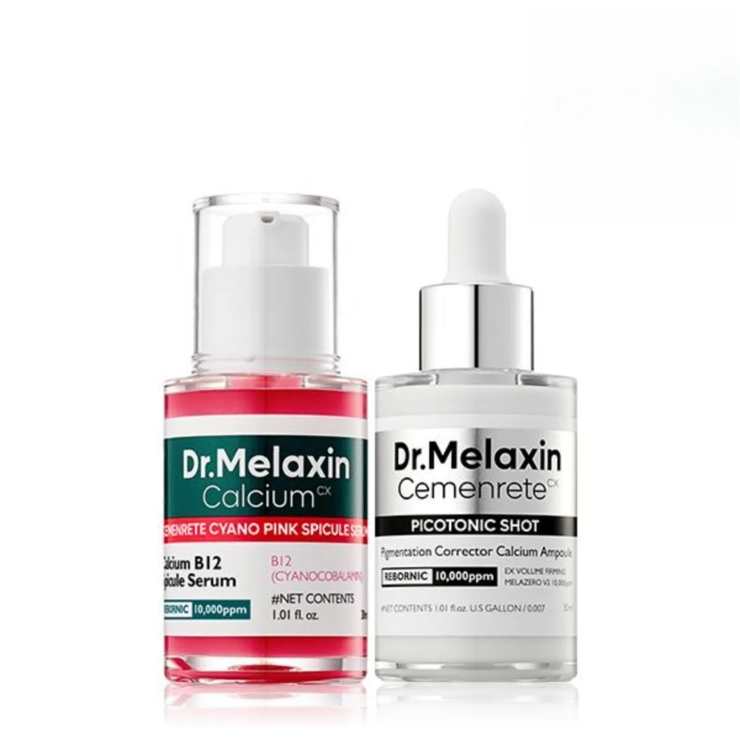 Dr. Melaxin-lift Duo | Korean facial Collagen Firming serum plumping skin & tightening refines skin repair density |  Pink Spicule Serum